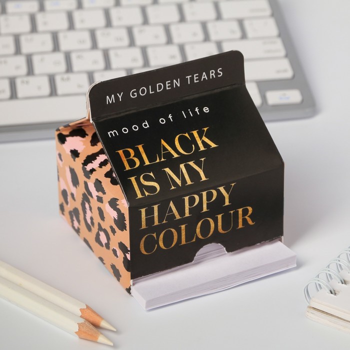 Бумага для записей Black is my happy colour, 150 листов оптом
