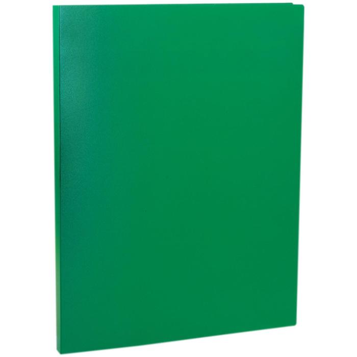 Папка с пластиковым скоросшивателем А4, 500 мкм, корешок 14 мм, Calligrata, до 100 листов, зелёная оптом