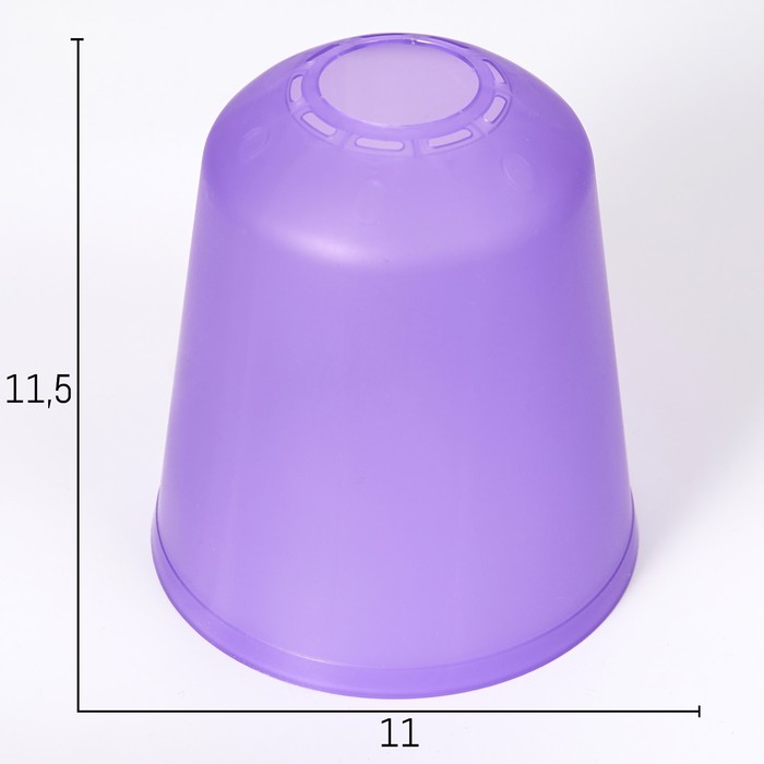 Плафон универсальный "Цилиндр"  Е14/Е27 фиолетовый 11х11х12см оптом