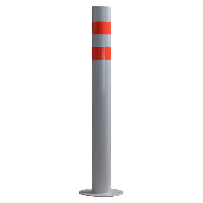Столбик парковочный анкерный, 76*750 мм, цвет серый оптом