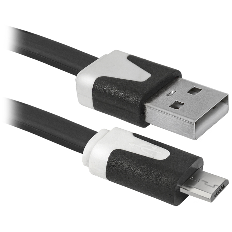 Кабель Defender USB08-03P USB2.0 (A) - microUSB (B), 1м, черный оптом
