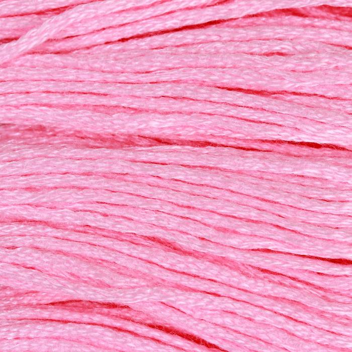 Нитки мулине, 8 ± 1 м, цвет светло-розовый №605 оптом