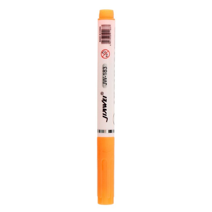 Маркер текстовыделитель, наконечник скошенный, 4 мм, оранжевый оптом
