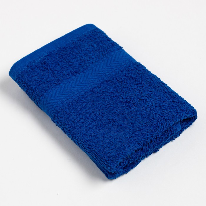 Салфетка махровая универсальная для уборки Экономь и Я, синий, 100% хл оптом