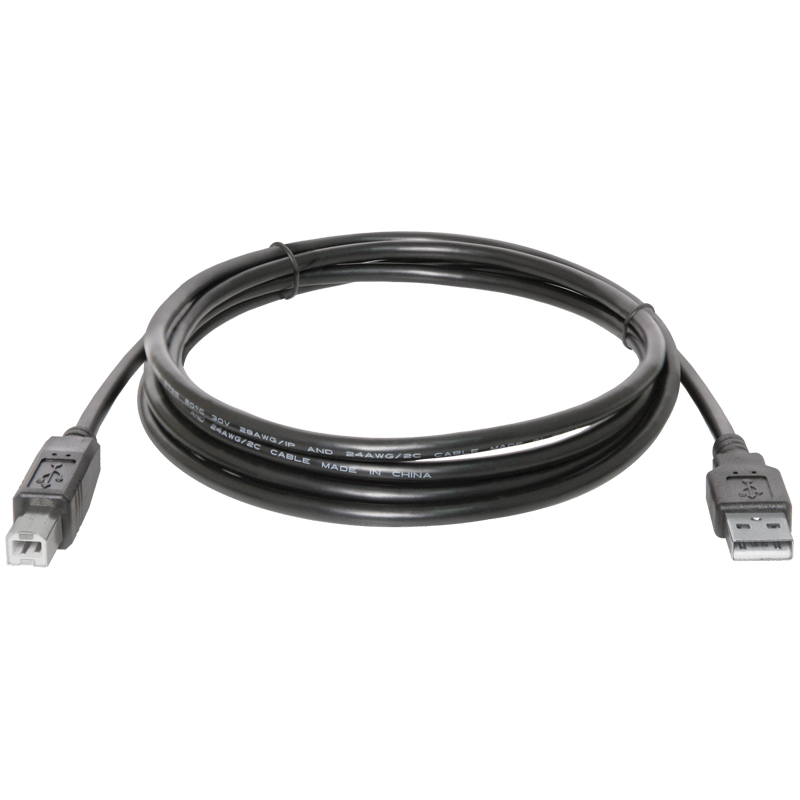 Кабель Defender USB04-06 USB2.0 (AM) - USB (BM), 1,8м, черный оптом