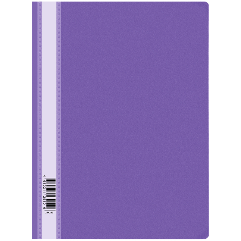 Папка-скоросшиватель пластик. OfficeSpace А4, 120мкм, фиолетовая с прозр. верхом оптом