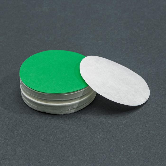 Фильтры d 55 мм, зелёная лента, марка ФММ, очень медленной фильтрации, набор 100 шт оптом