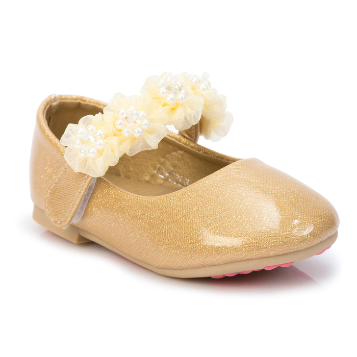 Туфли детские MINAKU, цвет золото, размер 21 оптом