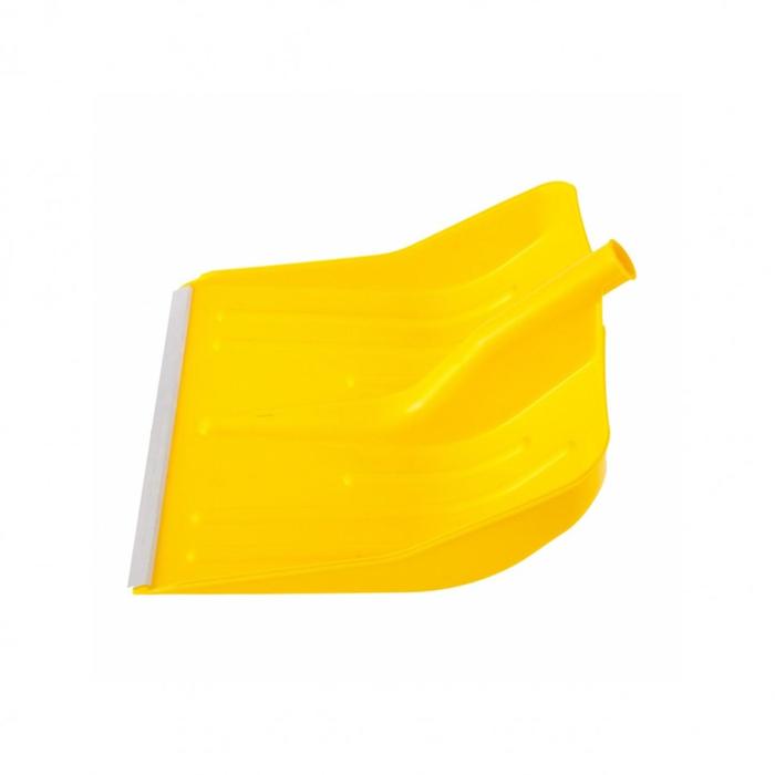 Ковш лопаты пластиковый, 400 ? 420 мм, с планкой, жёлтый, «Сибртех» оптом