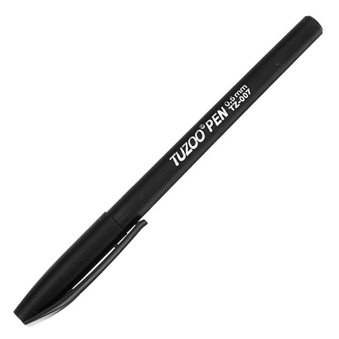 Ручка гелевая, 0.5 мм, чёрный, корпус чёрный оптом