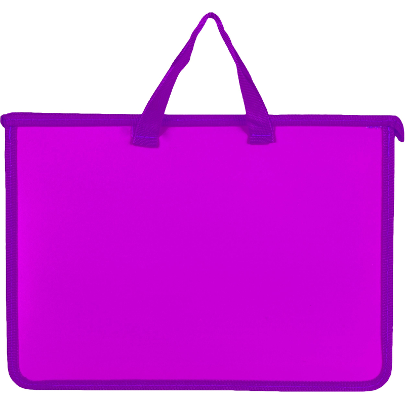 Папка-портфель на молнии с ручками Attache Neon А4+ розовый оптом