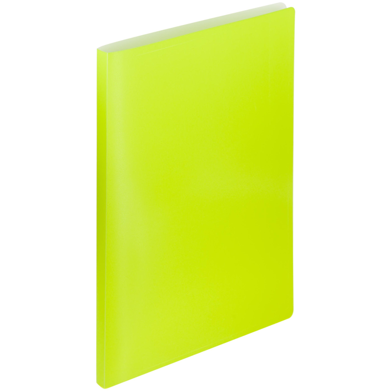 Папка с зажимом Attache Neon А4, плотность 500мкм, желтый оптом
