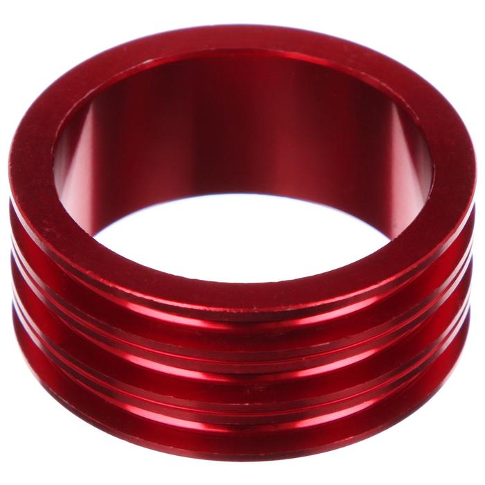 Кольцо проставочное 1-1/8"х15мм SPACER-R, алюминий, цвет красный оптом