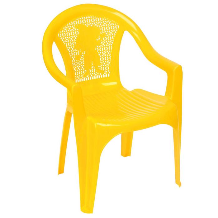 Кресло детское, 380х350х535 мм, цвет жёлтый оптом