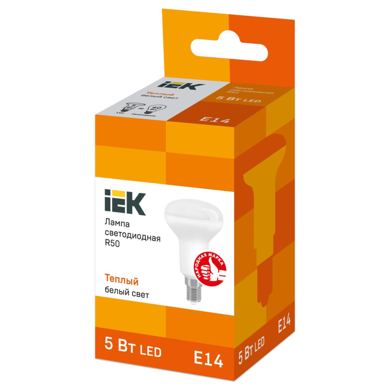   IEK ECO R50 LLE-R50-5-230-30-E14 5 3000 E14 