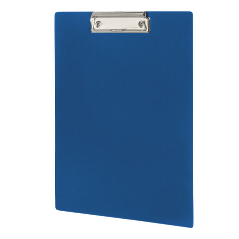 Доска-планшет STAFF с прижимом А4 (315х235 мм), пластик, 1 мм, синяя, 229222 оптом