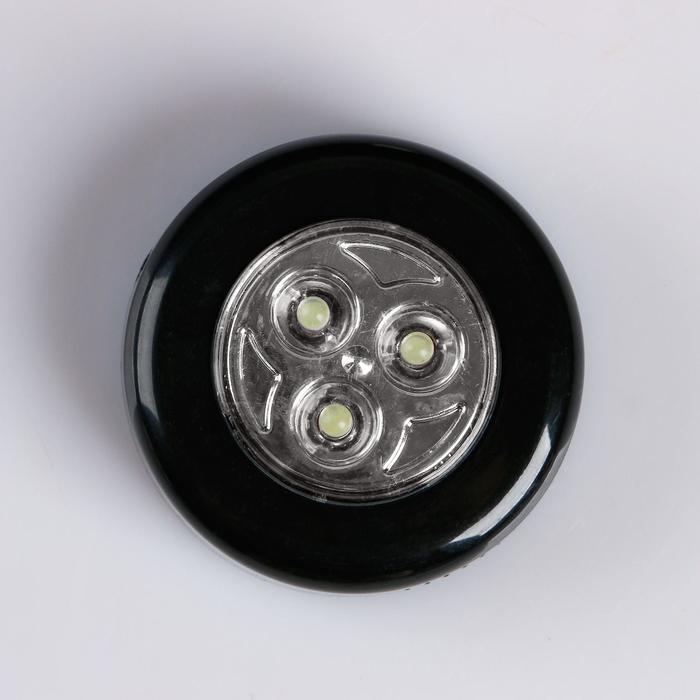 Фонарь-светильник "Touch", 3 led, 3ААА, 6.5 х 6.5 см, микс оптом