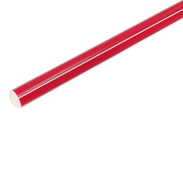 Палка гимнастическая 90 см, цвет красный оптом