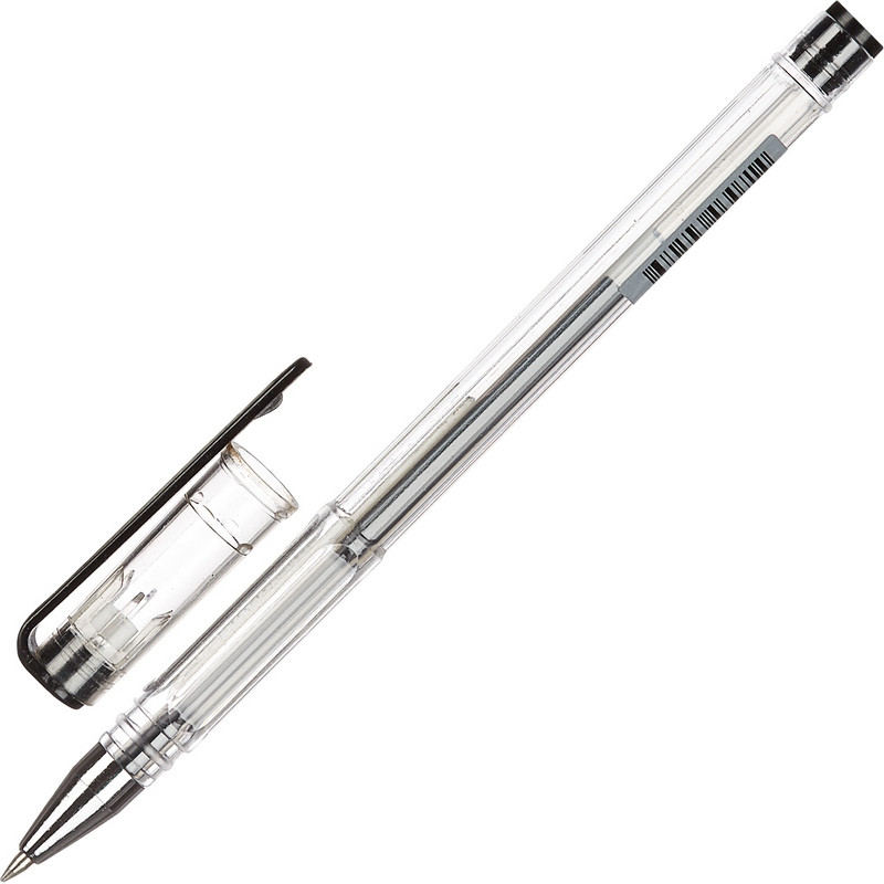 Ручка гелевая Attache черный стерж., 0, 5мм, без манж. оптом