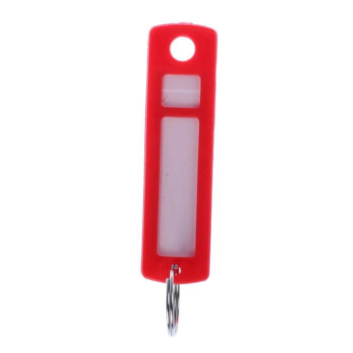 Идентификатор для ключей на кольце пластик МИКС 6,3х1,7х0,3 см оптом