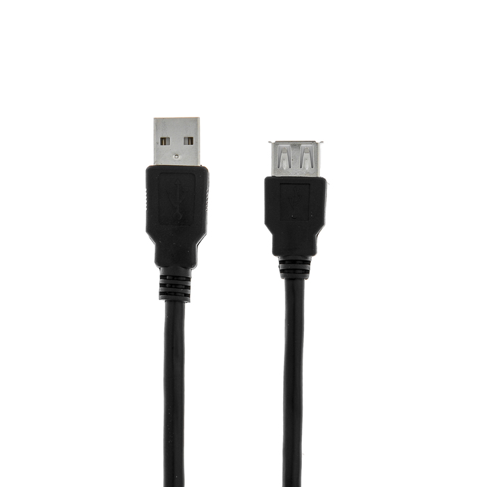 Кабель-удлинитель LuazON CAB-5, USB A (m) - USB A (f), 1.5 м, черный оптом
