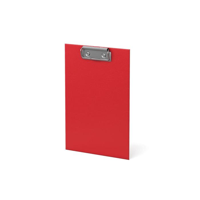 Планшет с зажимом А5, ламинированный картон, ErichKrause Standard, без подвеса, красный оптом