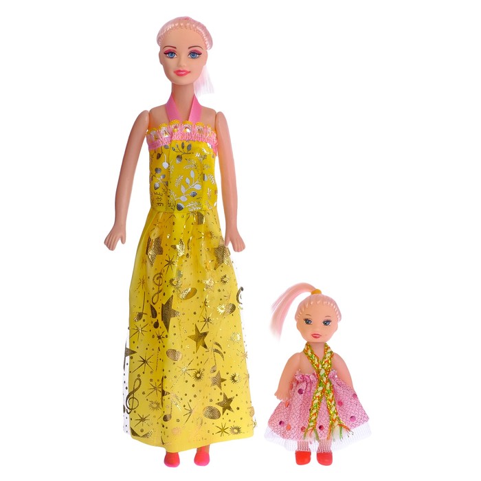 Кукла-модель «Каролина» с малышкой, МИКС оптом