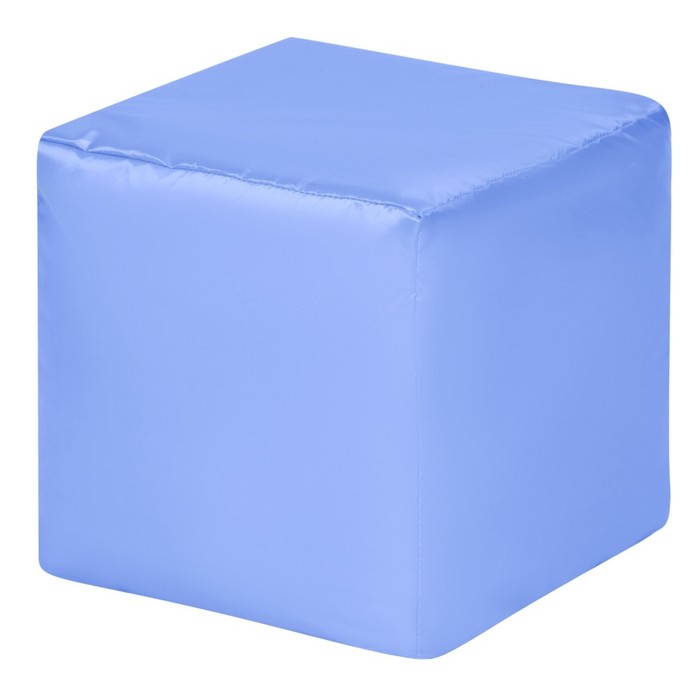 Пуфик «Куб», оксфорд, цвет голубой оптом