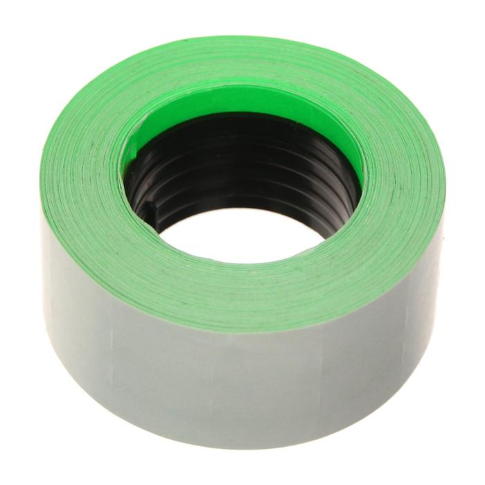 Этикет-лента 26 х 16 мм, прямоугольная, зелёная, 800 этикеток оптом