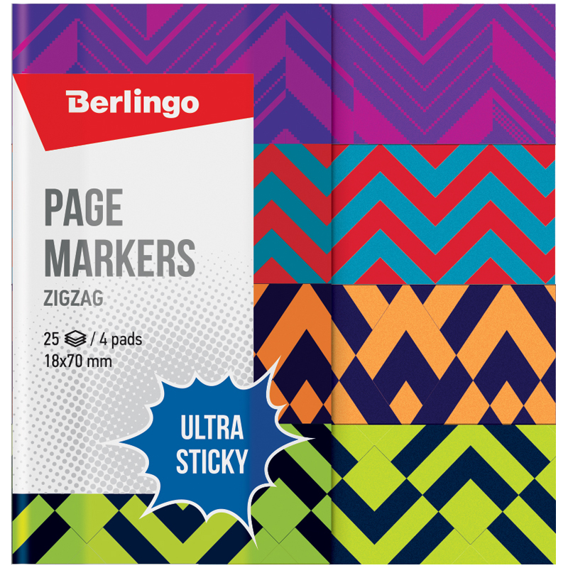 - Berlingo "Ultra Sticky" "Zigzag", 18*70, ,  ,  , 25*4  