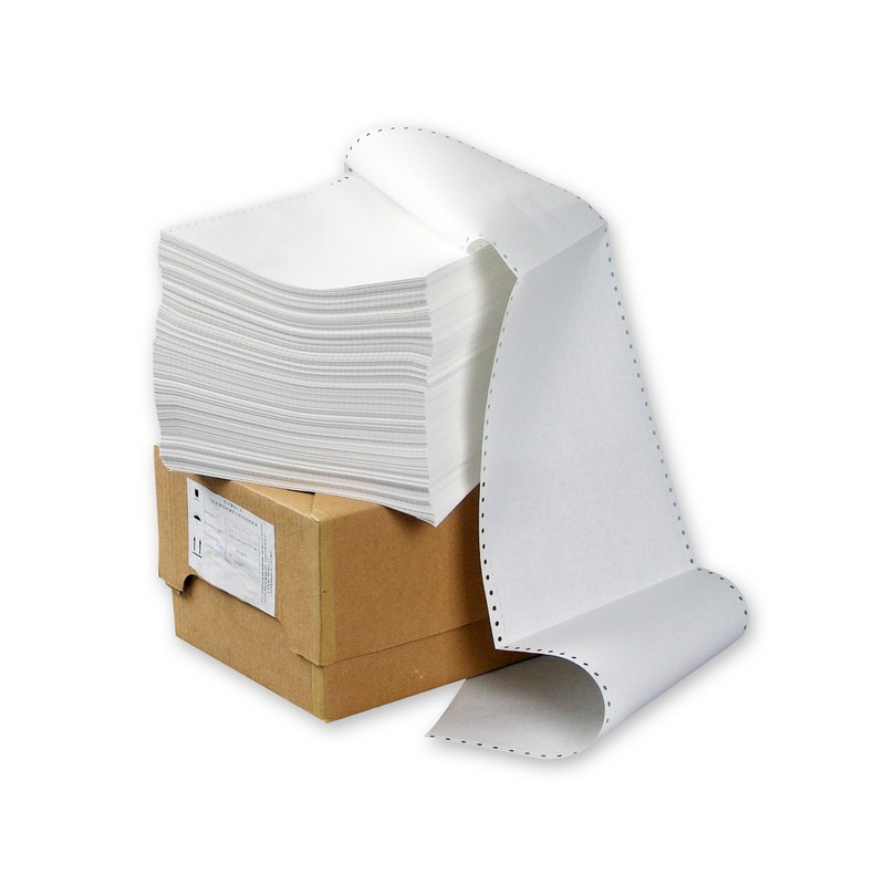 Перфорированная бумага Promega 210мм 1-сл., шаг12 , бел.100%, НП, 2000л/уп оптом