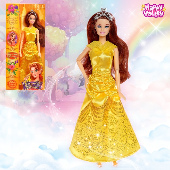 Кукла-модель «Сказочная принцесса. История о Красавице и Чудовище» шарнирная оптом
