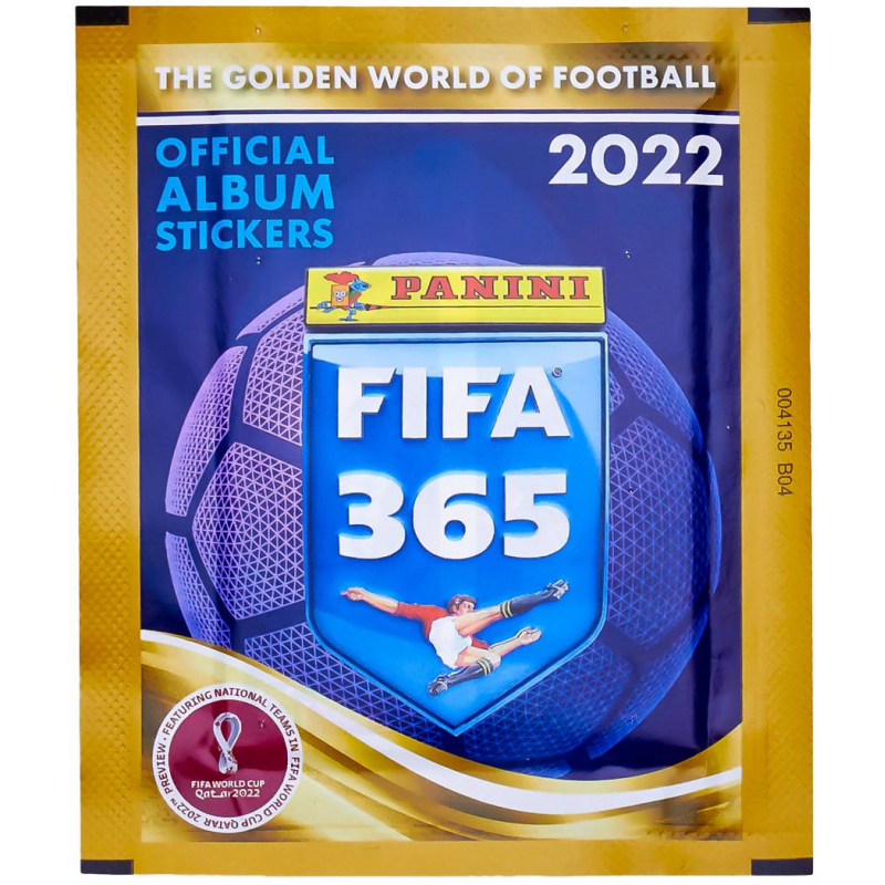 Наклейки PaniniI FIFA 365 -2022 (5шт.в пакетике), сезон 2021-22 оптом