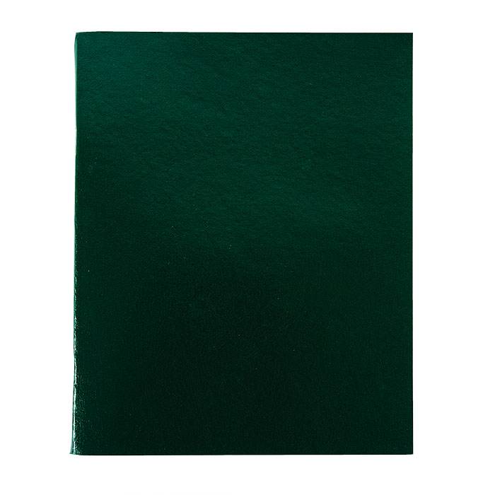 Тетрадь 96 листов LITE А4- в клетку, обложка бумвинил, на скрепке, зеленая оптом