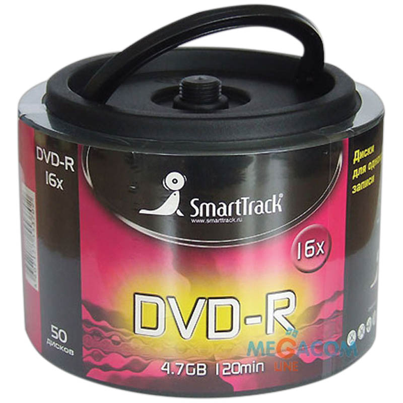  DVD-R 4.7Gb Smart Track 16 Cake Box (50) 