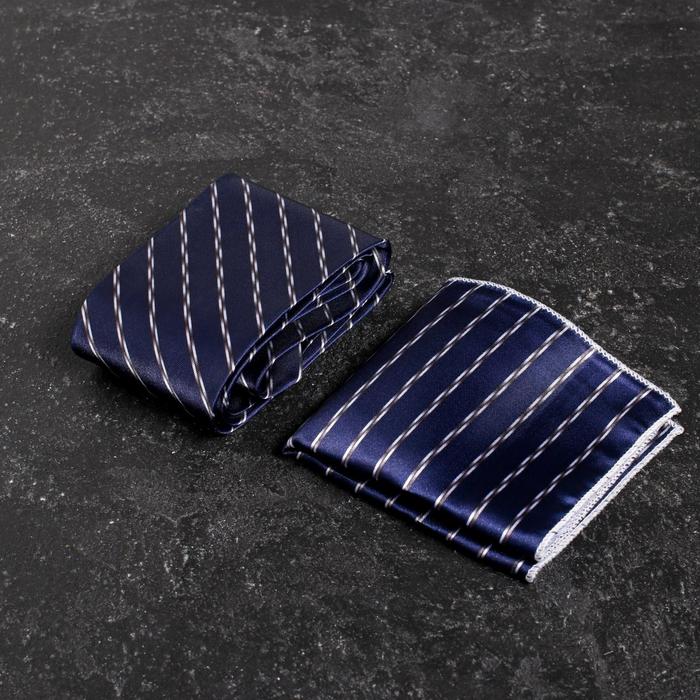Подарочный набор «Лучшему во всем!»: галстук и платок. МИКС оптом