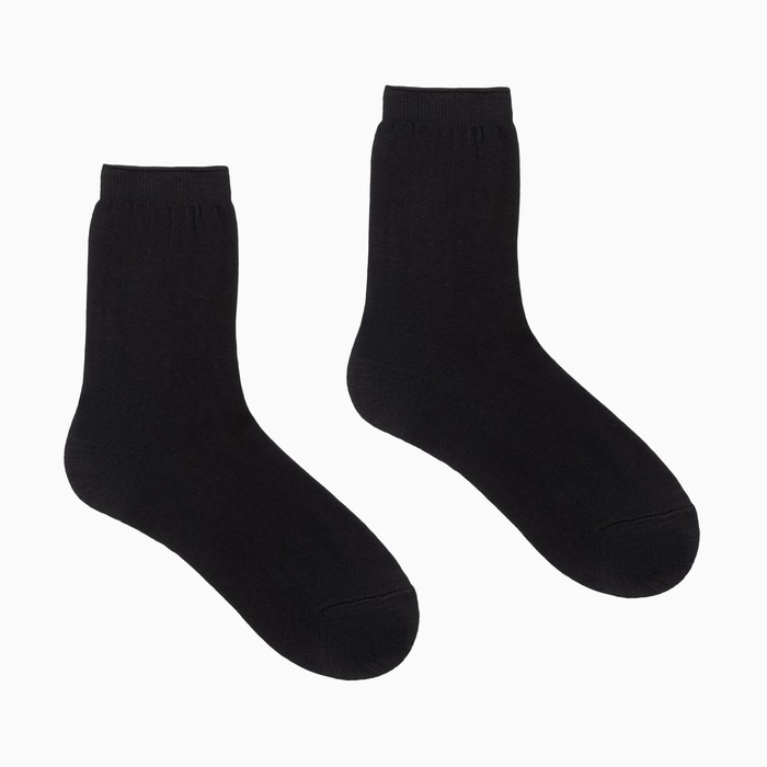 Носки мужские, цвет чёрный, размер 27 оптом