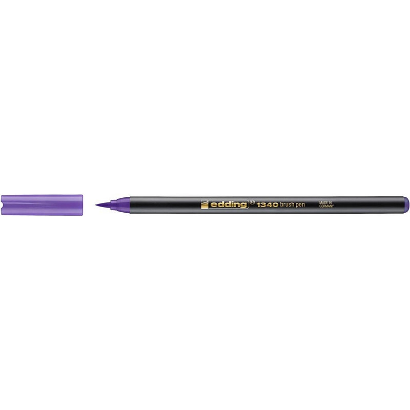 Ручка -кисть для бумаги Edding 1340/8, фиолетовый оптом