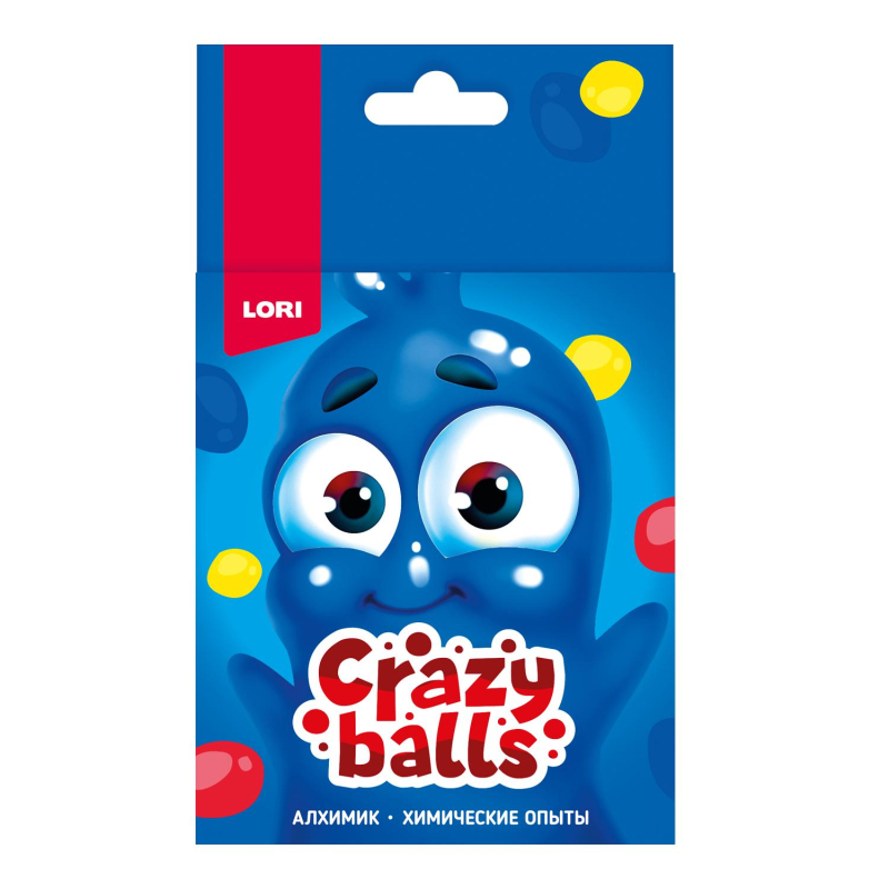 Набор химических опытов Crazy Balls Желтый, синий и красный шарики, Оп-101 оптом